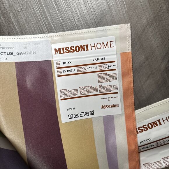 Missoni Home Hanging Fabric Sample - Picture 6 of 7